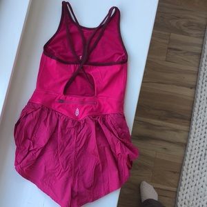 Free People pink workout onesie jumper romper size small